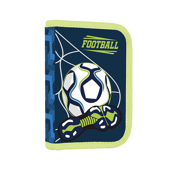 Penál 1patrový 2 klopy prázdný OXY - Football 2