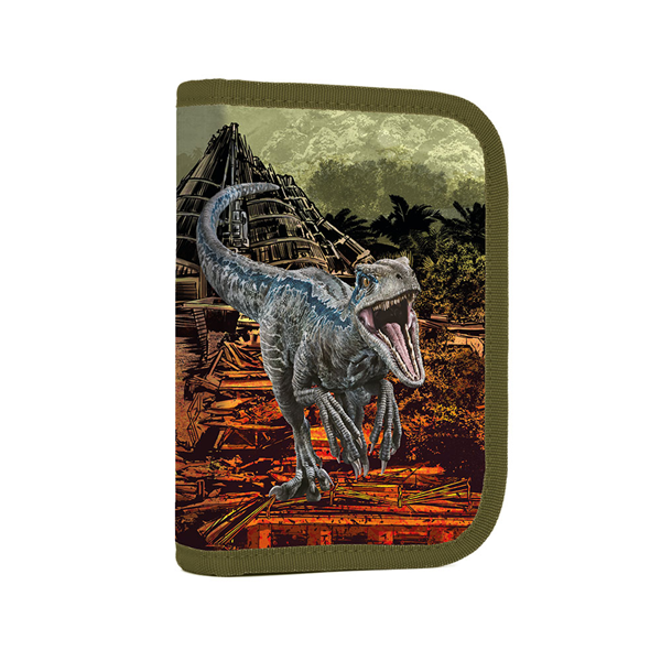 Penál 1patrový 2 klopy prázdný OXY - Jurassic World/Jurský svět 2023
