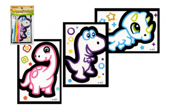 Popcornový mini obrázek dinosaurus