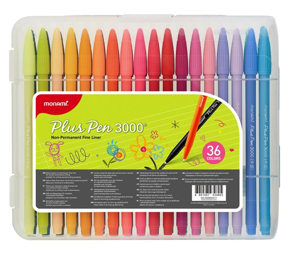 Popisovač Monami Plus Pen 3000 0