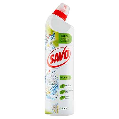 Savo WC 3 v 1 - vůně louky 750 ml