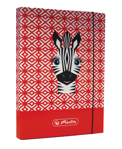 Herlitz Box na sešity A5 - zebra