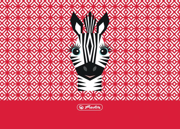 Herlitz Desky na číslice - zebra