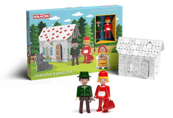 Igráček - Červená Karkulka - kreativní set s pohádkou