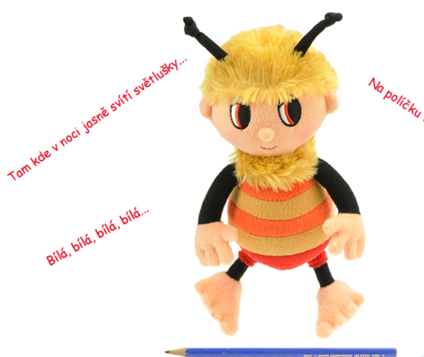 Plyšový Čmelda 26 cm česky mluvící