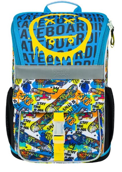 BAAGL Školní aktovka Zippy Skateboards