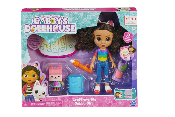 GABBY'S DOLLHOUSE DELUX Panenka s doplňky k tvoření