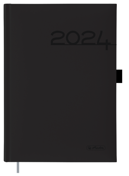Herlitz Diář 2024 A5 denní - černý