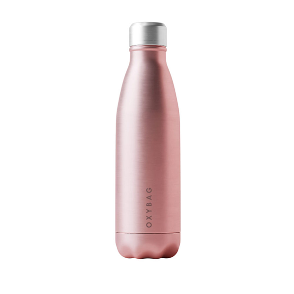 Láhev na pití OXY BoLT 700 ml METAL - Pink satin