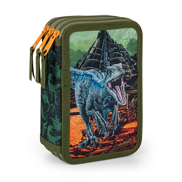 Penál 3patrový prázdný OXY - Jurassic World/Jurský svět 2023