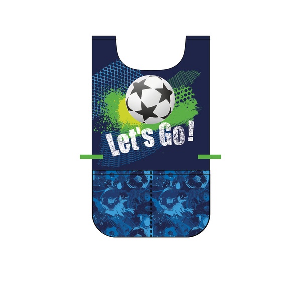 Zástěra do výtvarné výchovy - pončo OXY - Fotbal/Let´s Go!