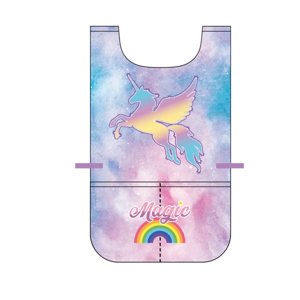 Zástěra do výtvarné výchovy - pončo OXY - Unicorn Magic