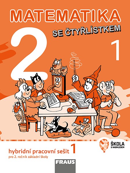 Matematika se Čtyřlístkem 2/1 - hybridní pracovní sešit - Kozlová Marie