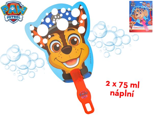 Paw Patrol bublifuk mávací s náplní 2 x 75 ml