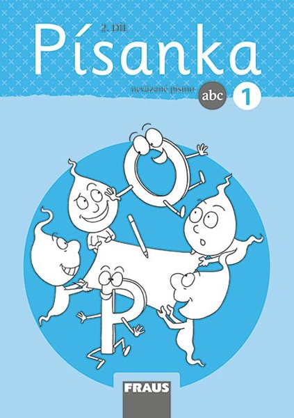 Písanka 1/2 - nová generace - nevázané písmo - Fasnerová Martina