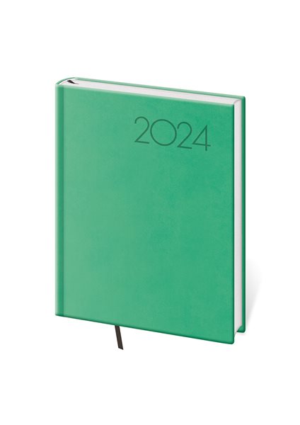 Diář 2024 denní B6 Print Pop - světle zelená - 12 x 16
