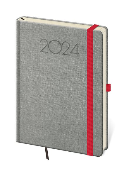 Diář 2024 týdenní A5 New Praga - tmavě šedá - 14