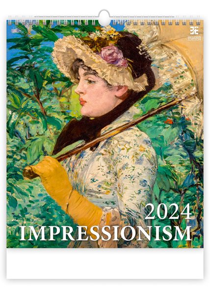 Kalendář nástěnný 2024 Exclusive Edition - Impressionism - 45x52 cm