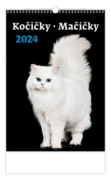 Kalendář nástěnný 2024 - Kočičky/Mačičky - 31