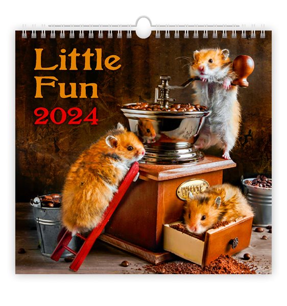 Kalendář nástěnný 2024 - Little Fun - 30x30 cm