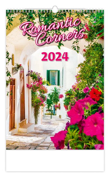 Kalendář nástěnný 2024 - Romantic Corners - 31