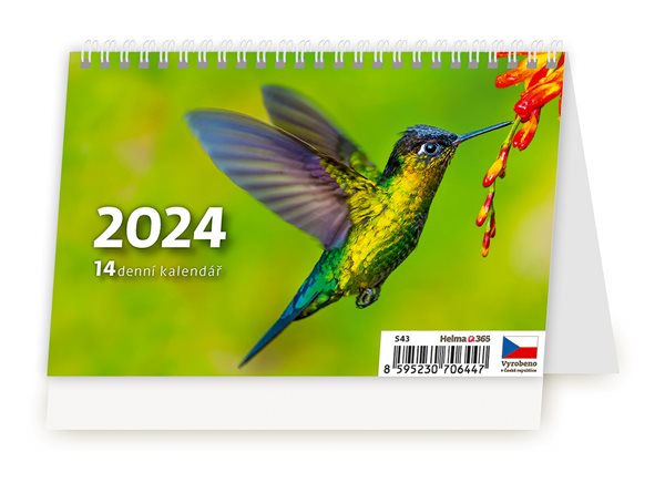 Kalendář stolní 2024 - MINI 14denní - 15