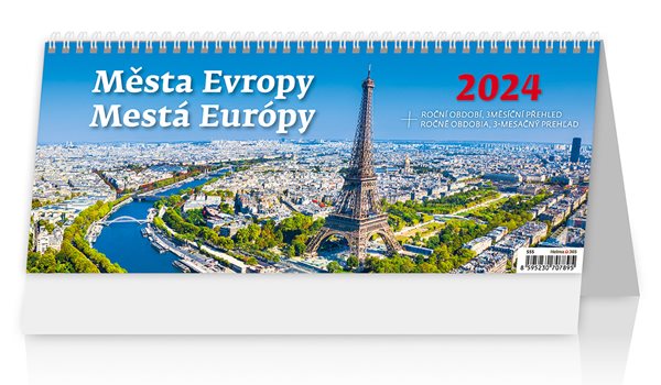 Kalendář stolní 2024 - Města Evropy/Mestá Európy - 32