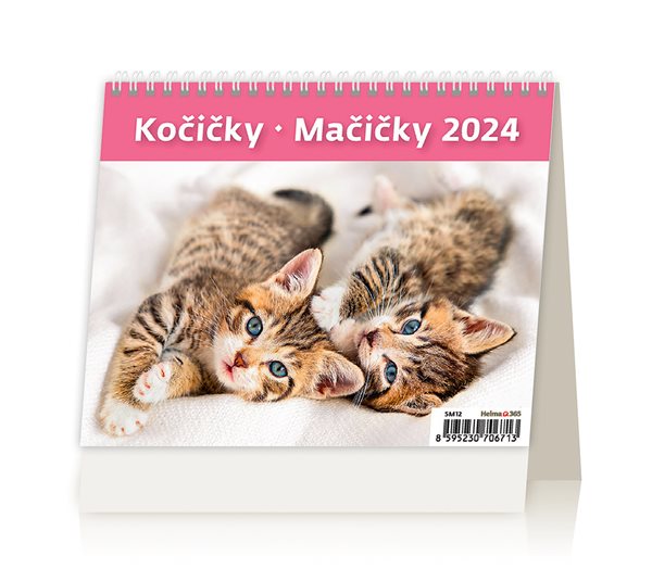 Kalendář stolní 2024 - MiniMax Kočičky/Mačičky - 17