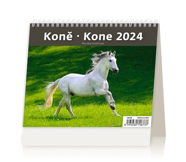 Kalendář stolní 2024 - MiniMax Koně/Kone - 17