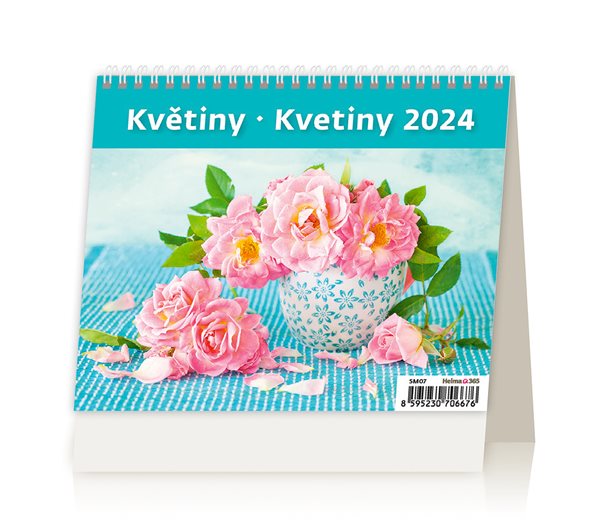 Kalendář stolní 2024 - MiniMax Květiny/Kvetiny - 17
