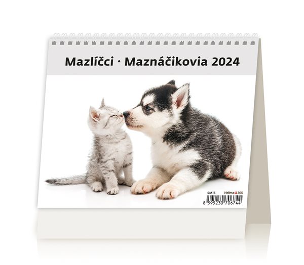 Kalendář stolní 2024 - MiniMax Mazlíčci/Maznáčikovia - 17