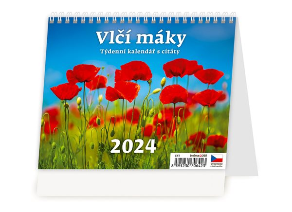 Kalendář stolní 2024 - Vlčí máky - 17