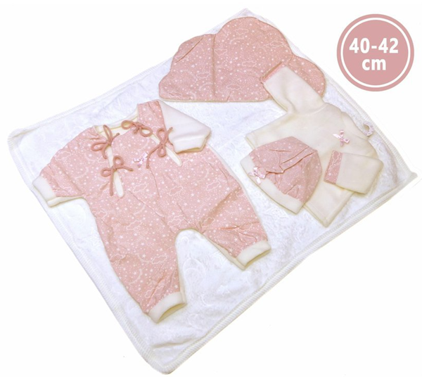 Llorens M740-56 obleček pro panenku miminko NEW BORN velikosti 40-42 cm