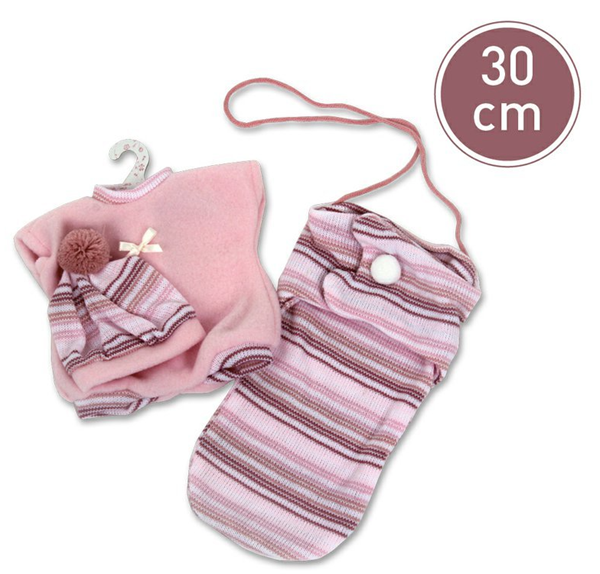 Llorens VRN30-006 obleček pro panenku miminko velikosti 30 cm