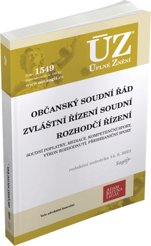 ÚZ 1549 / Občanský soudní řád