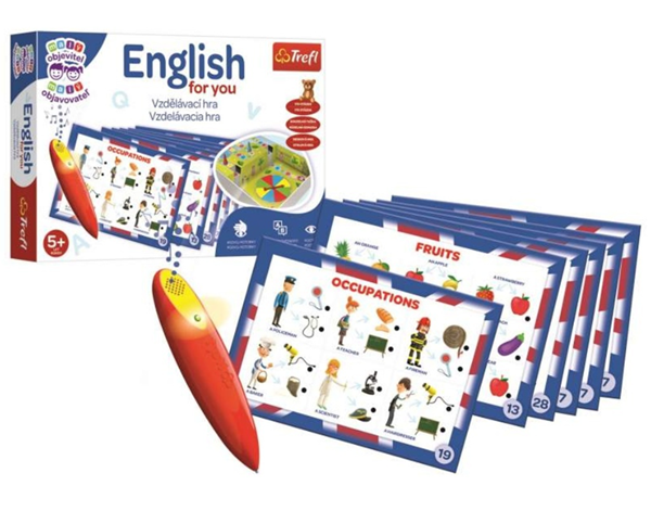 Malý objevitel – English for you edukační hra s magickým perem