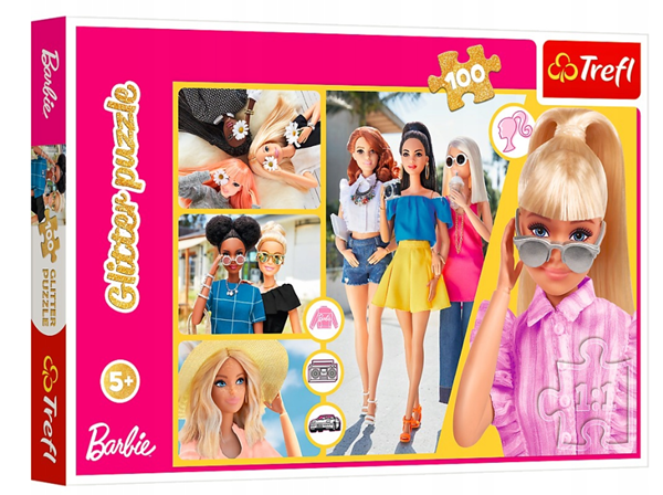 Puzzle Třpytivá Barbie