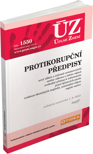 ÚZ 1550 / Protikorupční předpisy