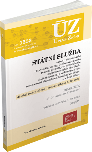 ÚZ 1553 / Státní služba 2023