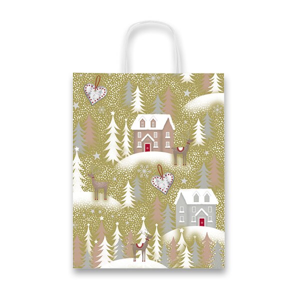 Vánoční dárková taška Fantasia Winter 26 × 34