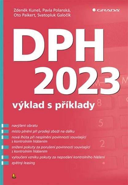 DPH 2023 – výklad s příklady - Kuneš Zdeněk