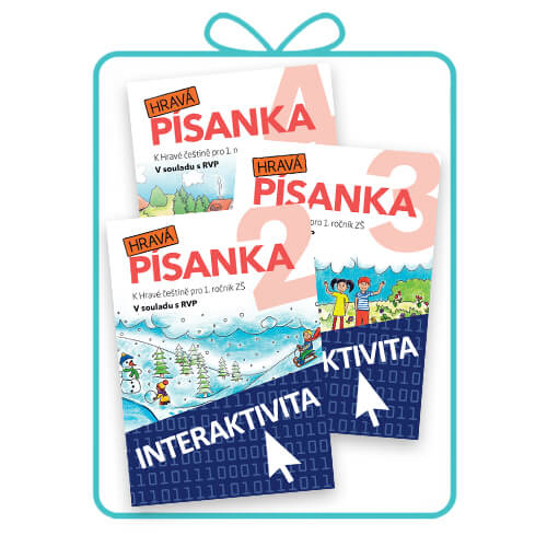 Interaktivní sešity Hravé písanky 1 - 2. až 4. díl