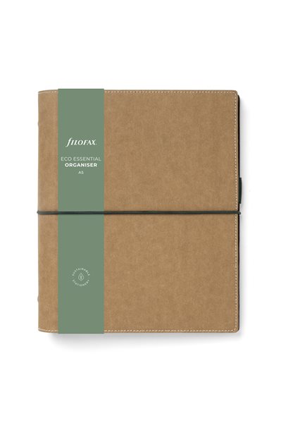 Kroužkový diář 2024 Filofax Eco Essentials A5 - golden oak