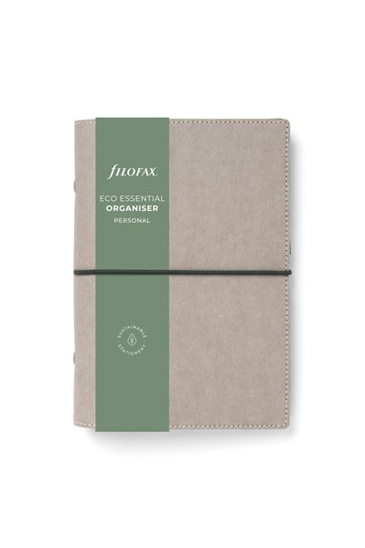 Kroužkový diář 2024 Filofax Eco Essentials osobní - ash grey