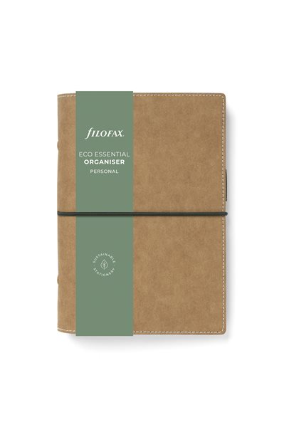 Kroužkový diář 2024 Filofax Eco Essentials osobní - golden oak