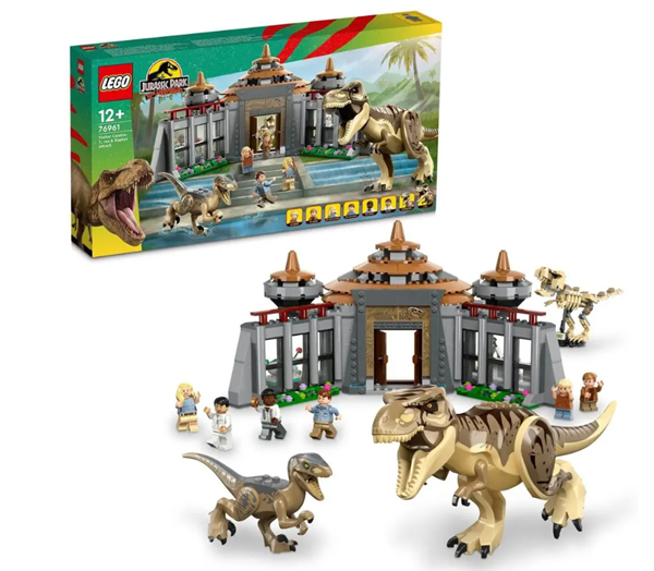 LEGO® Jurassic World™ 76961 Návštěvnické centrum: útok T-rexe a raptora