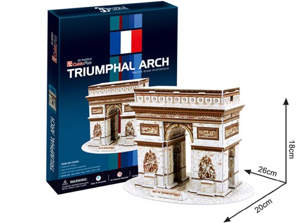 Puzzle 3D Vítězný oblouk - 26 dílků - neuveden