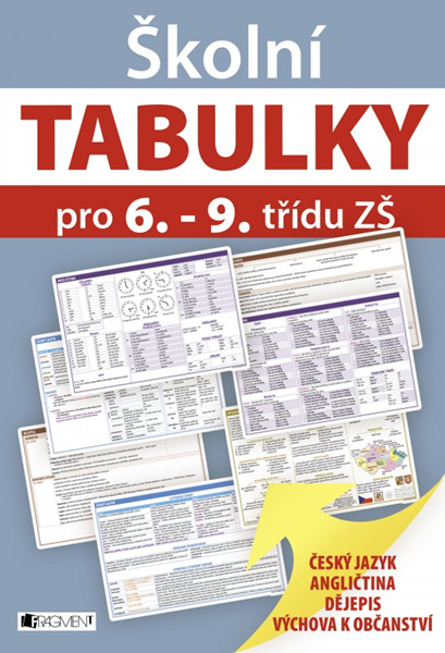 Školní TABULKY pro 6.-9. třídu ZŠ (humanitní předměty) - Kolektiv autorů - 20x29 cm