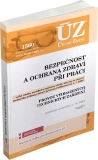 ÚZ 1560 / Bezpečnost a ochrana zdraví při práci