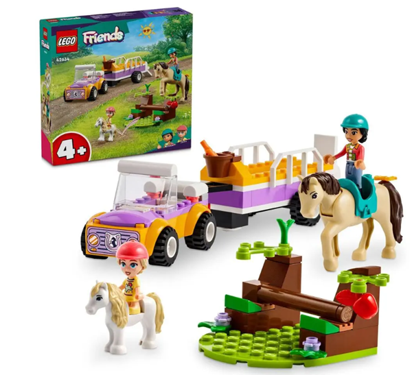 LEGO® Friends 42634 Přívěs s koněm a poníkem